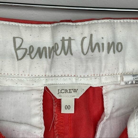 J. Crew Bennett Chino Orange straight leg pants - Picture 4 of 10
